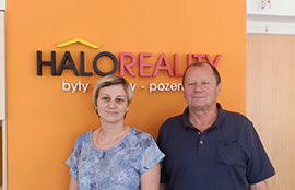 Spokojní klienti HALO reality | Spokojný klient s maklérkou z Prievidze