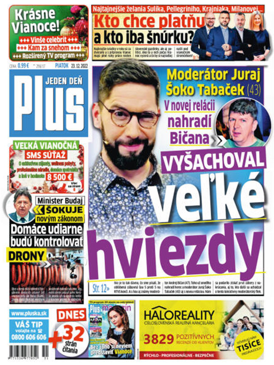 Na titulke Plus 1 deň