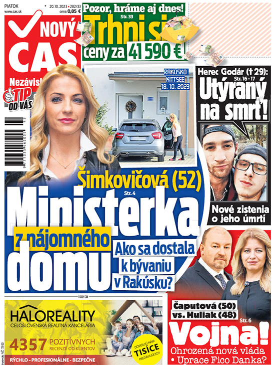 Na titulke Nového času