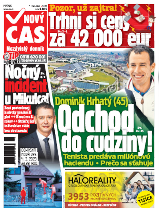 Na titulke Nového času
