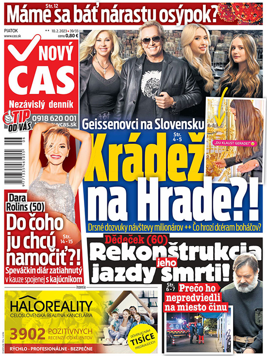 Na titulke Nového času