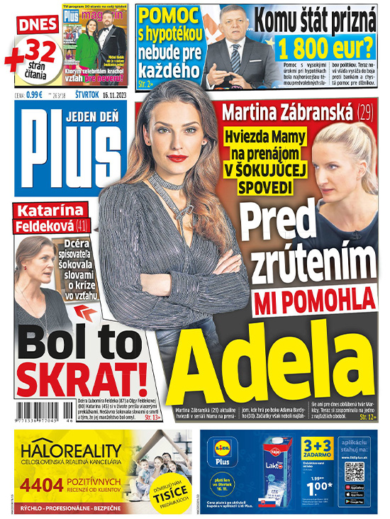 Na titulke Plus 1 deň