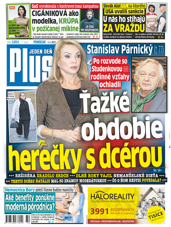 Na titulke Plus 1 deň