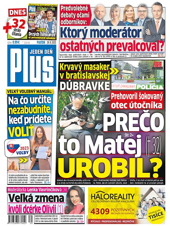 Na titulke Plus 1 deň