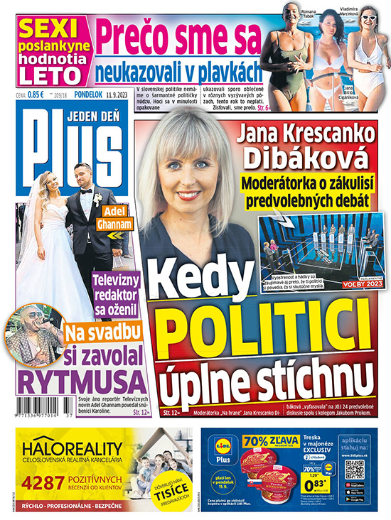 Na titulke Plus 1 deň