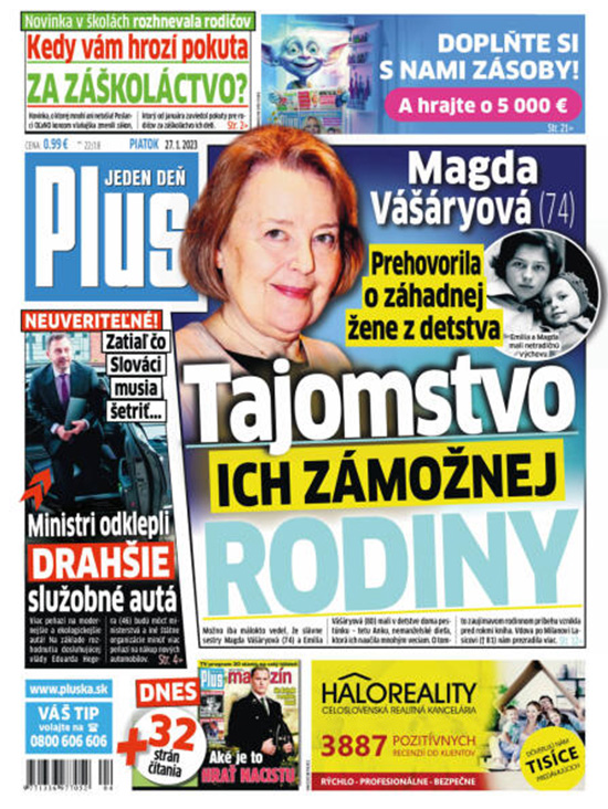 Na titulke Plus 1 deň