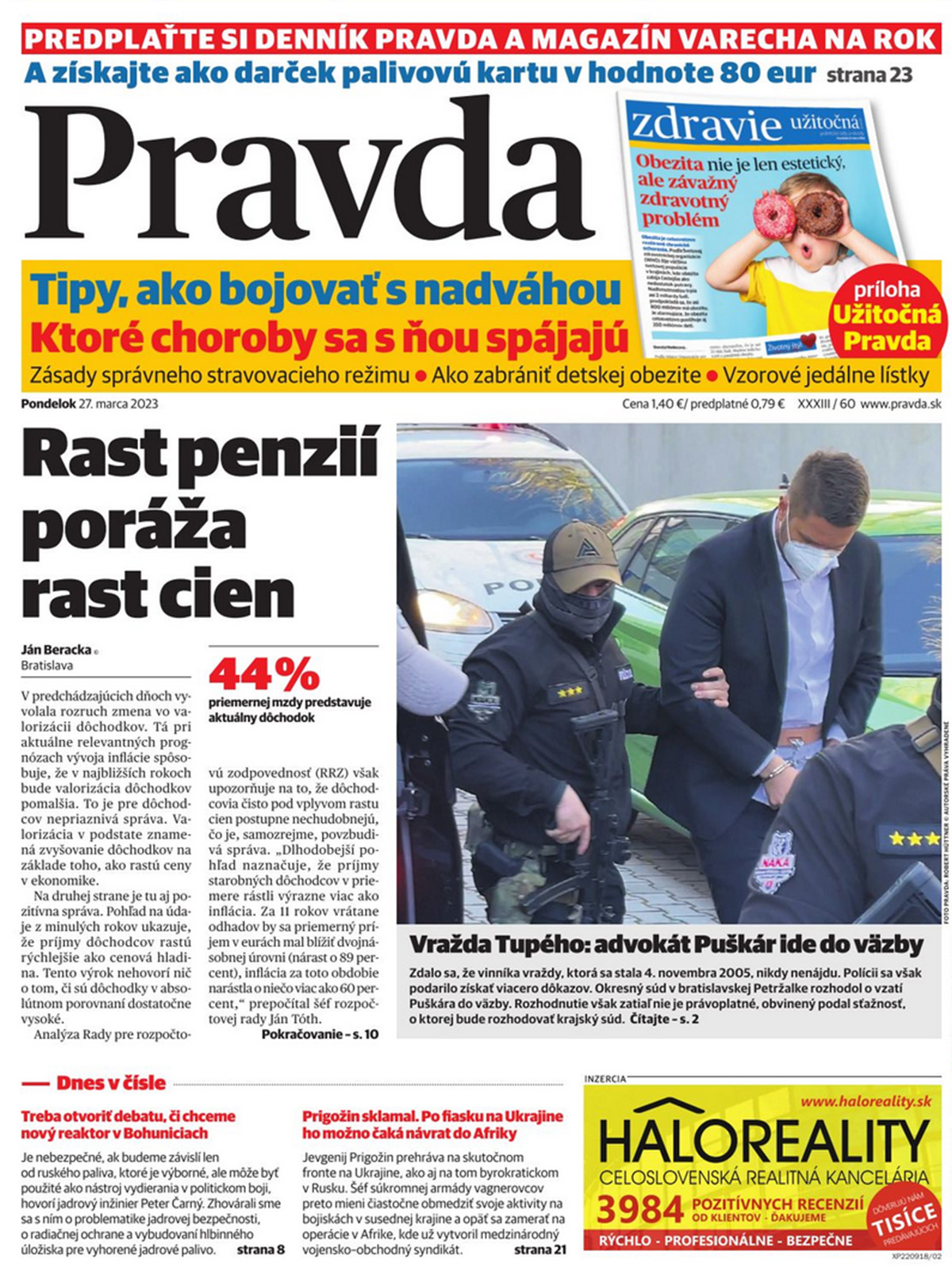 Na titulke Pravda