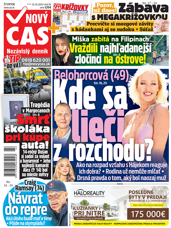 Na titulke Nového času