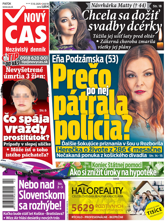Na titulke Nového času