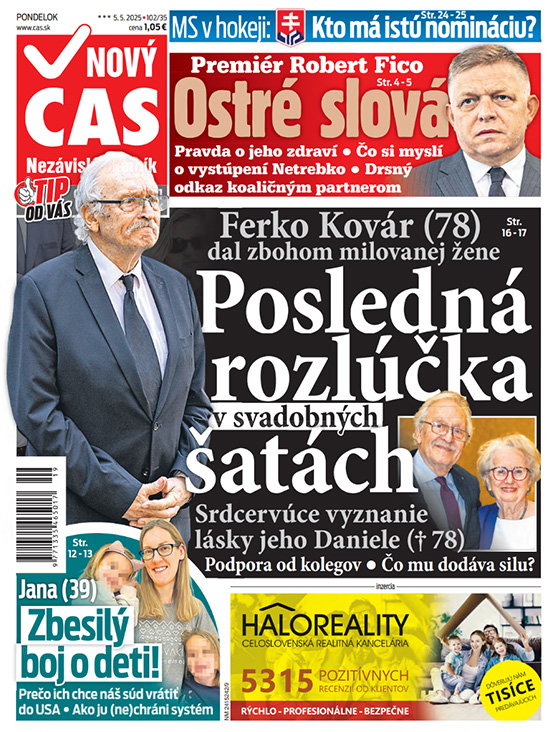 Na titulke Nového času