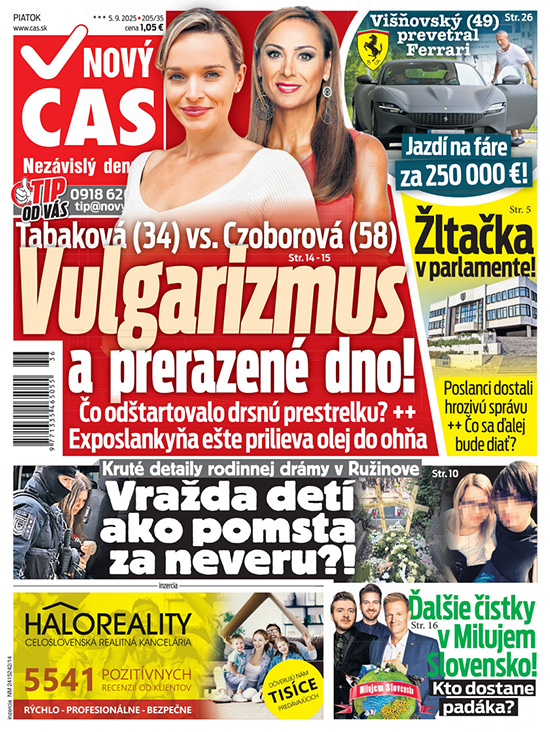 Na titulke Nového času