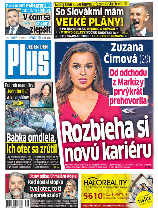 Na titulke Plus 1 deň