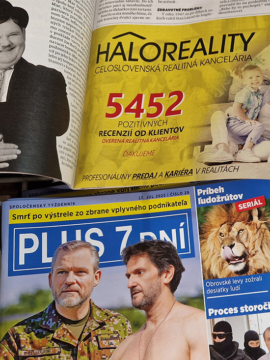 Reklama v  Plus 7 dní