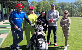Kolegovia z Trnavy na golfovom areáli