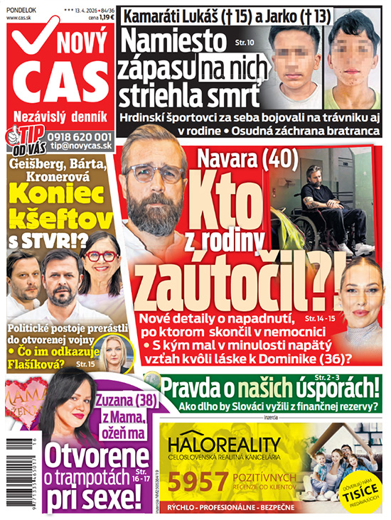Na titulke Nového času