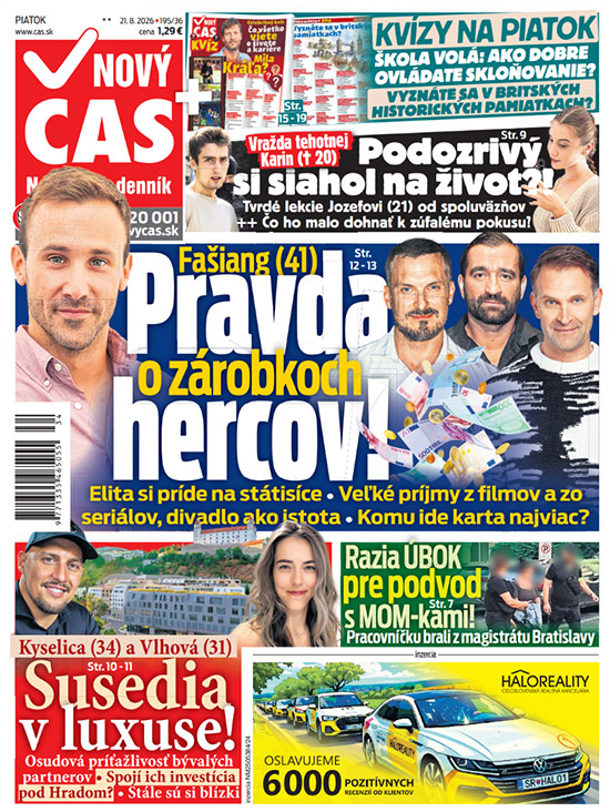 Na titulke Nového času