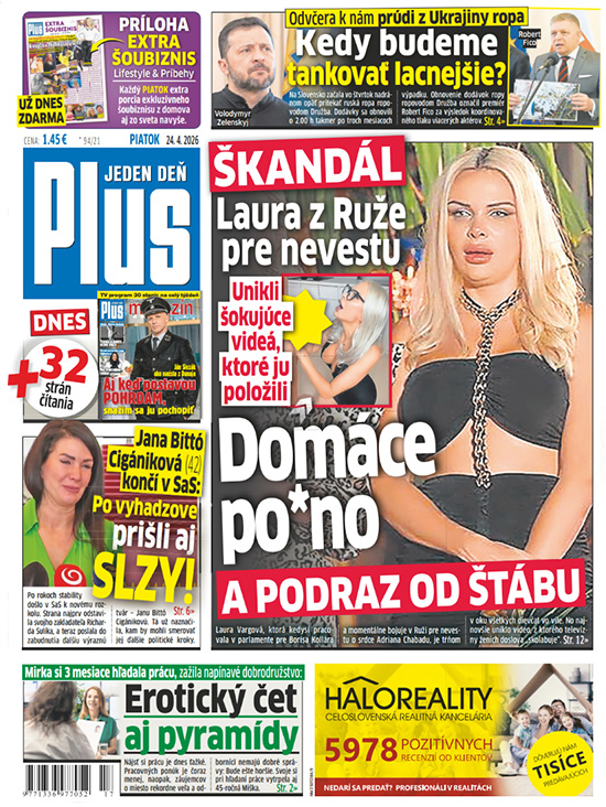 Na titulke Plus 1 deň