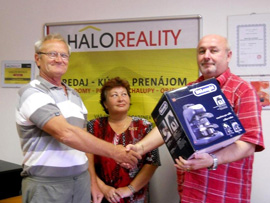 Recenzie, realitná kancelária HALO reality - Súťaž klientov o kávovar