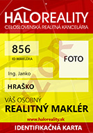 Recenzie, realitná kancelária HALO reality - Identifikačné karty maklérov