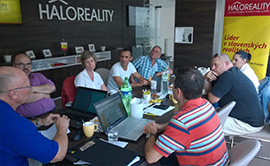 Recenzie, realitná kancelária HALO reality - Porada vedúcich HALO reality
