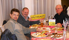 Recenzie, realitná kancelária HALO reality - Vianočné posedenie Martin