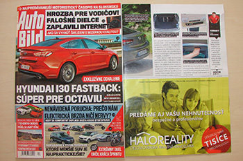 Recenzie, realitná kancelária HALO reality - V mesačníku Autobild
