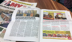 Recenzie, realitná kancelária HALO reality - Sme aj v miestnych novinách