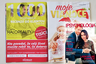 Recenzie, realitná kancelária HALO reality - Printová inzercia