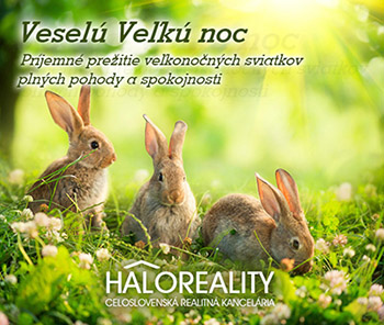 Recenzie, realitná kancelária HALO reality - Veselú Veľkú noc