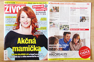 Recenzie, realitná kancelária HALO reality - V týždenníku Život