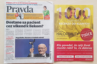 Opäť v prílohe denníka Pravda