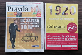 Recenzie, realitná kancelária HALO reality - V prílohe denníka Pravda