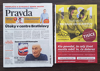 Recenzie, realitná kancelária HALO reality - Opäť reklama v Pravde 