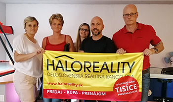 Recenzie, realitná kancelária HALO reality - Firemná akcia pobočky Prievidza