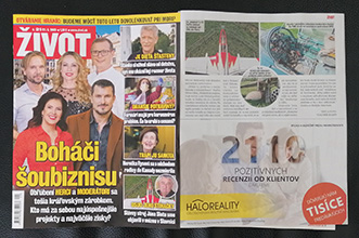 Recenzie, realitná kancelária HALO reality - V týždenníku Život