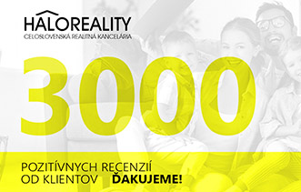 Recenzie, realitná kancelária HALO reality - 3000 pozitívnych recenzií