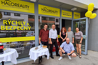 Recenzie, realitná kancelária HALO reality - Nová kancelária v Trnave