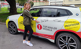 Auto pre najlepšieho makléra mesiaca august
