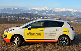 Recenzie, realitná kancelária HALO reality - Nový reklamný polep v Liptovskom Mikuláši