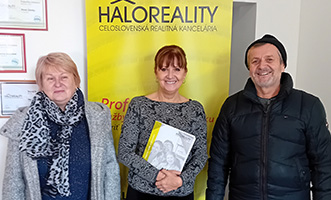 Spokojní klienti HALO reality | Spokojnosť s maklérom z Nových Zámkoch