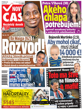 Na titulke Nového času