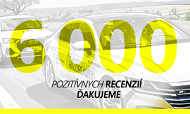 Dosiahli sme 6000 pozitívnych recenzií