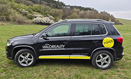 Tretí reklamný polep v Senici