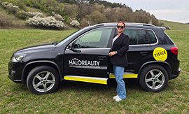 Tretí reklamný polep v Senici