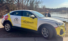 Recenzie, realitná kancelária HALO reality - Auto pre najlepšieho makléra mesiaca február