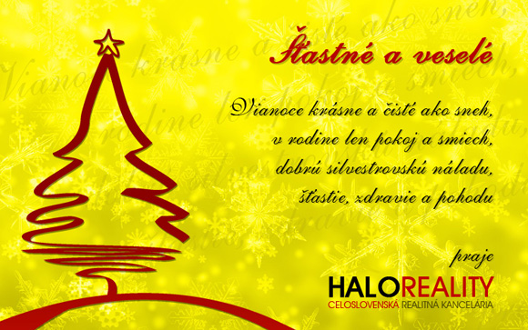 Recenzie, realitná kancelária HALO reality - Šťastné a veselé