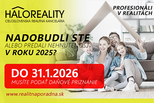 Kúpili ste alebo predali nehnuteľnosť v roku 2025? Pozor na povinnosť do konca januára!
