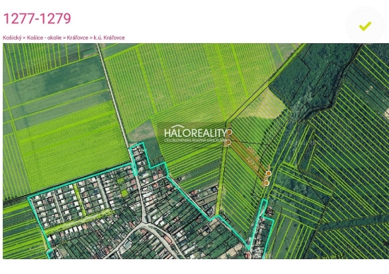 Predaj, pozemok   6000m2 Kráľovce - IBA U NÁS