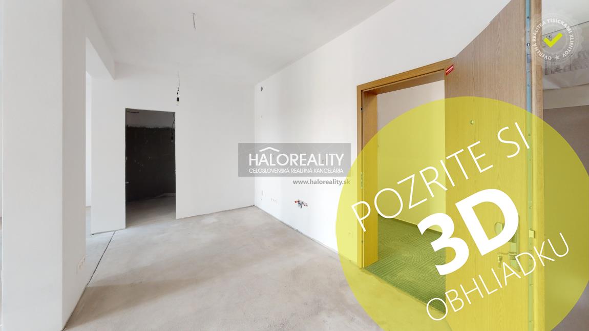 HALO reality | Predaj, dvojizbový byt Zvolen, Podborová, ul. Smreková, s 10 m2 terasou - NOVOSTAVBA - EXKLUZÍVNE HALO REALITY