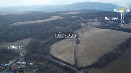 Predaj, pozemok   1744 m2 Babinec, pozemok v prírode, časť Klinovo - EXKLUZÍVNE HALO REALITY